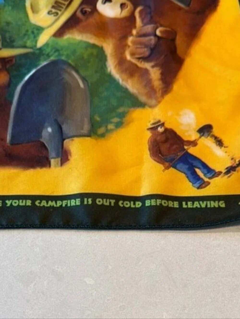 Vintage Smokey Bear Cotton Bandana